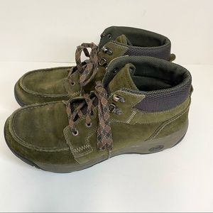 Chaco Men's Suede Chukka Boots Ankle Green Hiking Everyday Size 11